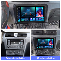 MeiHua 9 pouces Android autoradio GPS pour Bluetooth tableau de bord Placement prix usine 1 an pour VW Santana SKODA Rapid Spaceback