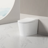 WC intelligent en céramique japonais avec siège chauffant et télécommande, bidet automatique à poser au sol avec chauffage du siège