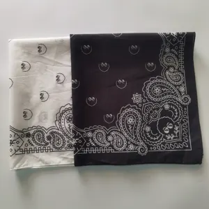 Hiphop Bandana motivo Paisley fazzoletto di cotone personalizzato stampato bandana copricapo