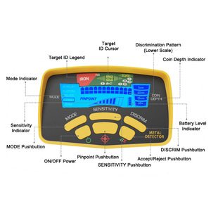 MD9350 Metal Detector 13-Inch Waterproof Pan Digital Target Id Treasure Hunting Tool - Product Image 5
