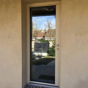 Puerta de cristal con marco estrecho y delgado sin marco personalizado, puerta abatible de aluminio para inodoro, cocina, baño, puertas interiores a la venta - Product Image 3