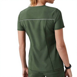 High Quality <b>Doctor</b> Uniforms Medical Nursing Scrubs Uniform Clinic Scrub <b>Sets</b> Short Sleeve Tops Pants Uniform Nurse - Product Image 6