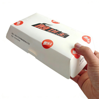Boîtes à hamburgers personnalisées en carton noir de qualité alimentaire avec couvercles, imprimées en flexo, conçues pour la vente à emporter, marque JAN GOO personnalisée