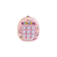Nouvelle console de jeu mini anti-stress Tic-tac-toe, porte-clés portable en PVC, jouet anti-stress musical/avec vocalisation, cadeau