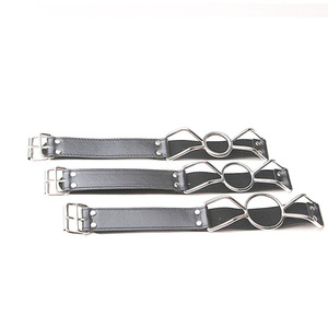 Juguetes sexuales de cuero para parejas, anillo de mordaza para flirteo, boca abierta con anillo redondo, Bondage sexual BDSM, juguete erótico para adultos - Product Image 3