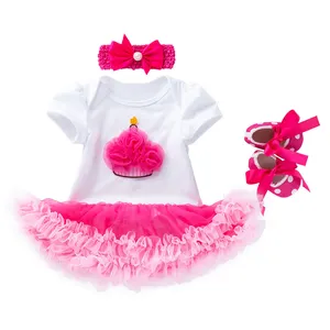 children's clothing sets baby first birthday girl dress clothing set