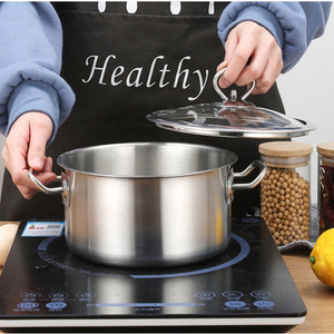 Chef Meis Stainless Steel Mini Hot Pot 1.5L Induction Compatible Single Serving Soup Pot With Lid For Shabu Shabu Noodle Cooking - Product Image 1