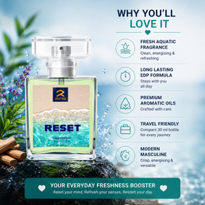 Zesteq Reset Eau de Parfum 30 ml – Parfum Premium pour Homme avec Fragrance Aquatique Fraîche, Parfum Signature Longue Durée pour Affaires - Product Image 6