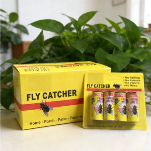 <span class=keywords><strong>Cinta</strong></span> Adhesiva para Moscas con Pegamento de Doble Cara, Trampa Adhesiva Desechable para un Control Efectivo de Insectos en Interiores y Exteriores - Product Image 2