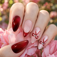 Faux ongles autocollants effet œil de chat avec strass 3D, brillants, forme Stiletto, vente en gros, personnalisables OEM