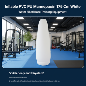 Maniquí Inflable de PVC y PU de 175 cm, Base Blanca Llenada de Agua, Equipo de Entrenamiento - Product Image 3