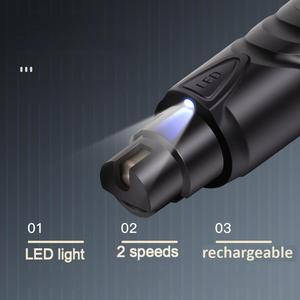 Upgraded 2 Speeds Rechargeable Electric Pet Nail Grinder for <b>Dogs</b> with LED <b>Light</b> Plastic Eco-Friendly Custom Logo Wholesale - Product Image 4
