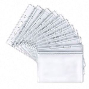 Porte-badges d'identification verticaux rigides, étanches, transparents, en plastique souple, pour cartes de crédit - Product Image 5