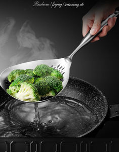 En gros Syh251 Grande passoire de cuisine domestique en acier inoxydable pour égoutter les nouilles et filtrer les aliments frits - Product Image 4