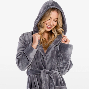 China Factory Direct Wholesale Customized Elegant <strong>Men's</strong> Women'<strong>s</strong> Hooded Fleece Plush Soft Warm Breathable Quick Dry Spring Autumn - Product Image 2