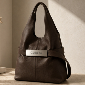 Bolso de Hombro Tipo Hobo para Mujer, de Cuero PU, Gran Capacidad, Casual, para Uso Diario - Product Image 4