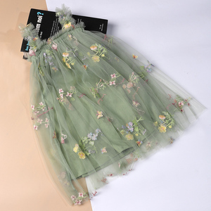 Abiti Tutu per Bambine Pronti per la Spedizione, Senza Maniche con Spalline Sottili, Vestito Floreale Ricamato per Bambine 6-12 <span class=keywords><strong>Mesi</strong></span> - Product Image 1