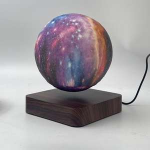 Lampe de lune étoilée à lévitation magnétique à base carrée 6 pouces pour cadeau de Noël - Product Image 1