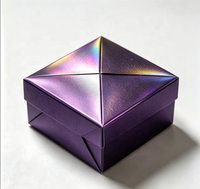 Poudre de pigment de revêtement à effet spécial GUANZUN, aluminium violet holographique, taille des particules de 5 à 100 microns, pour emballages de luxe