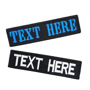 Grands patchs à coudre noirs, blancs <span class=keywords><strong>et</strong></span> bleus, étoiles brodées personnalisées, style mode, pour sacs à dos, vêtements, sacs, gilets, chemises de travail, style drapeau à paillettes - Product Image 1