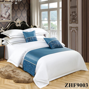 Juego de Ropa de Cama de Lujo para Hotel, Edredón y Sábanas de <span class=keywords><strong>Lino</strong></span> <span class=keywords><strong>Blanco</strong></span> 100% Algodón - Product Image 5