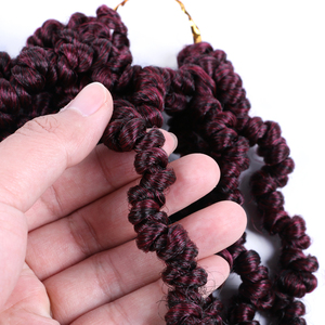 Hotsale Leilong Curl Pre-Xoắn Mùa Xuân Xoắn Tóc Xoắn Tóc Tổng Hợp Crochet Bện Bom Xoắn Tóc Mềm - Product Image 5