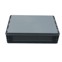 NEXARA Caisses en plastique durables empilables en PP 600-147 Boîtes logistiques solides de différentes tailles pour différents scénarios