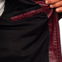 Veste en cuir pour homme de haute qualité, design haut de gamme, étiquette privée personnalisée, vente en gros, vêtements d'hiver pour l'extérieur, veste en cuir tendance