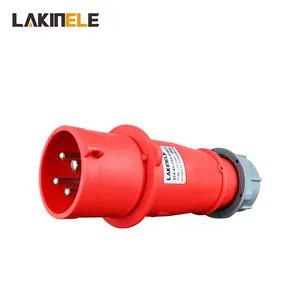LAKINELE Series Hot selling industrial plugs with lowest price Nylon 16amp32amp5poles in China