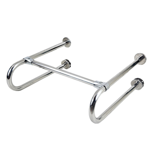 Reposabrazos Antideslizante para Ancianos, Barra de Apoyo de Acero Inoxidable para Baño, Pasamanos de Seguridad Plegables, Barras de Agarre para Inodoro para Discapacitados - Product Image 2