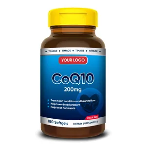 Voedingssupplement Huid Whitening Ubiquinol Co-Enzym Q10 Softgel Coq10 Zachte Capsules Voor Een Gezond Hart
