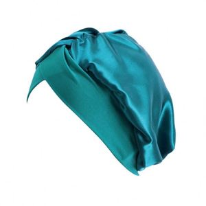 ผ้าโพกหัวและผ้าคลุมศีรษะแบบซาตินสำหรับกิจกรรมกลางแจ้ง พิมพ์โลโก้ตามสั่งขายส่ง - ผ้าคาดศีรษะแบบยืดได้ แถบกว้าง อุปกรณ์เสริมผมอเนกประสงค์สำหรับผู้หญิง - Product Image 4