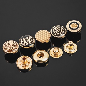 กระดุมแป๊กขนาด 8 มม. แบบกำหนดเองได้ พร้อมโลโก้ กระดุมแป๊ก 4 ส่วน ขนาด 12 มม. - Product Image 4