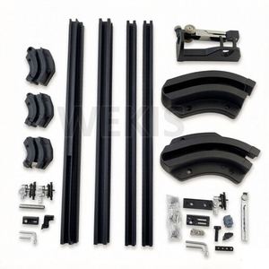 รางเลื่อนประตูบัสคุณภาพสูง WEKIS ระบบประตูบานเลื่อนกันเสียงทำจากเหล็กกล้าคาร์บอนสำหรับห้องนอนและห้องน้ำ - Product Image 4