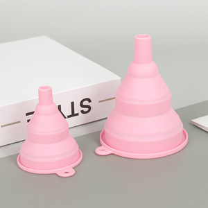 Silicone Folding Funnel Large And Small Kitchen Household Liquid Dispensing Tool - Product Image 2