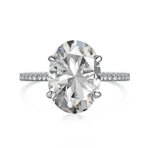 딜램 925 예쁜 약혼 반지 이탈리아 실버 반지 가격 나의 소박한 결혼식 귀여운 멋진 스털링 라운드 다이아몬드 큰