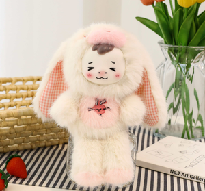 Porte-clés en peluche mignon de dessin animé, figurine animalière (Panda, Lapin, Grenouille, Éléphant, <span class=keywords><strong>Lion</strong></span>, Pingouin), mini pendentif de sac à dos en peluche, cadeau - Product Image 2