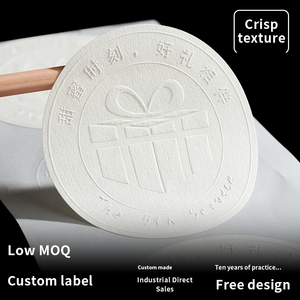 Autocollant d'étanchéité personnalisé ShiYin, autocollant en papier gaufré, logo estampé, étiquette pour l'emballage de bougies et d'artisanat, étiquettes personnalisées - Product Image 2