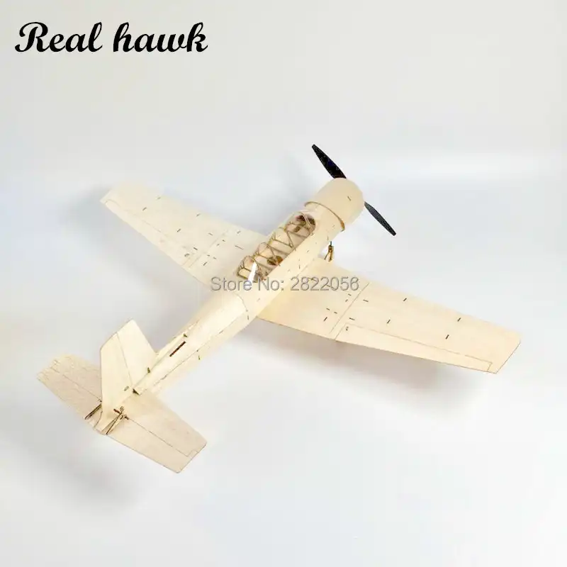 Kit de construction de modèle d'avion RC, Mini avion découpé au Laser, Balsa en bois, Mentor CJ6