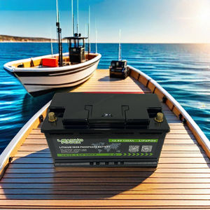 12V 60Ah防水锂探鱼器电池12.8V 100Ah 120Ah LiFePO4冰渔船和皮划艇电池 - Product Image 6