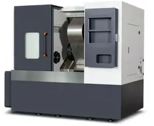 China Usado Duplo Eixo Torno Cnc Controle Máquina Goodway Alumin Torno Injeção