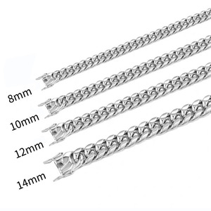 สร้อยข้อมือสแตนเลสสตีลชุบทอง 18K PVD สไตล์ฮิปฮอปสำหรับผู้ชาย พร้อมตัวล็อคหัวมังกร (ขนาด 8/10/12/16/18 มม.) ขายส่ง - Product Image 4