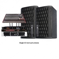 Peralatan Audio Profesional untuk Panggung Pernikahan Luar Ruangan 12" & Double 15" Inch dengan Respon Frekuensi 60Hz-20kHz 220V/110V