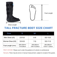 Botte de marche orthopédique gonflable en néoprène pour stabilisateur de cheville médical, pour entorse et fracture de la cheville - Botte de marche Cam