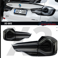Feux de voiture pour BMW X3 2016-2021 G01 F97, ensemble de feux arrière LED, accessoires de feux de signalisation, NOIR FUMÉ