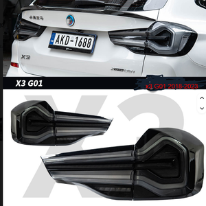 Feux de voiture pour BMW X3 2016-2021 G01 F97, ensemble de feux arrière <span class=keywords><strong>LED</strong></span>, accessoires de feux de signalisation, NOIR FUMÉ - Product Image 2