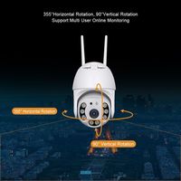 TUYA Caméra de surveillance wifi sans fil, adaptateur de caméra de vidéosurveillance de sécurité sans fil IP 1080P