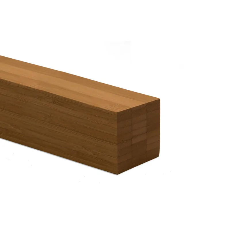 Trave di bambù solido carbonizzato scuro 55mm/60mm/80mm grado di mobili forte legname di bambù lunghezza 2440mm