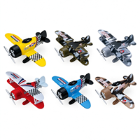 Nouvel Arrivage Avion de Guerre Classique à Tirer en Arrière, Jouet en Alliage Moulé Sous Pression, Modèle d'Avion de Chasse en Métal pour Enfants