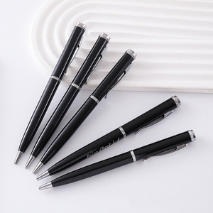 Stylo en métal gravé au laser de haute qualité, logo personnalisé, cadeaux d'affaires, stylo de luxe pour chambre d'hôtes - Product Image 2